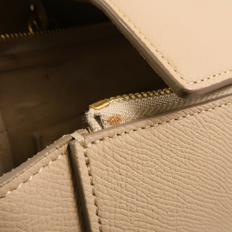 CELINE 牛皮皮革Micro Belt Bag金扣手挽肩背兩用袋-17