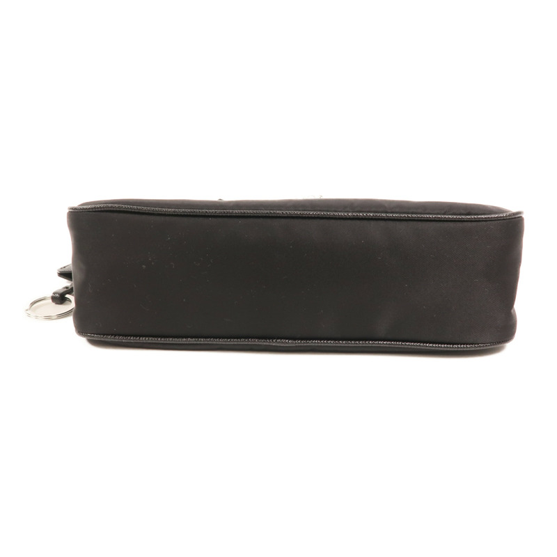 PRADA 尼龍Re-Edition 2005銀扣鏈帶肩背袋-3