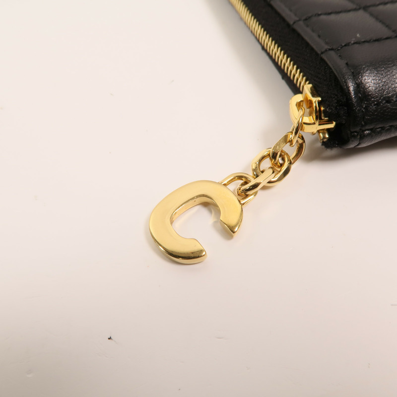 CELINE 牛皮皮革C charm Clutch Bag金扣手提包-7