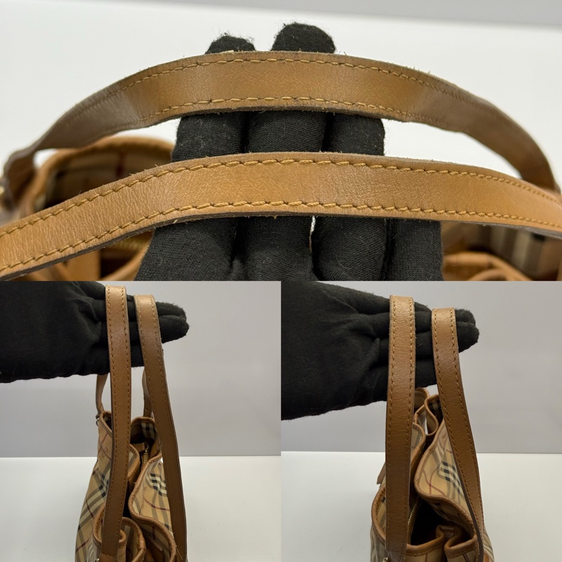 BURBERRY 巴寶莉 經典PVC格紋肩背包 LONDON PVC TOTE NOVA CHECK-4