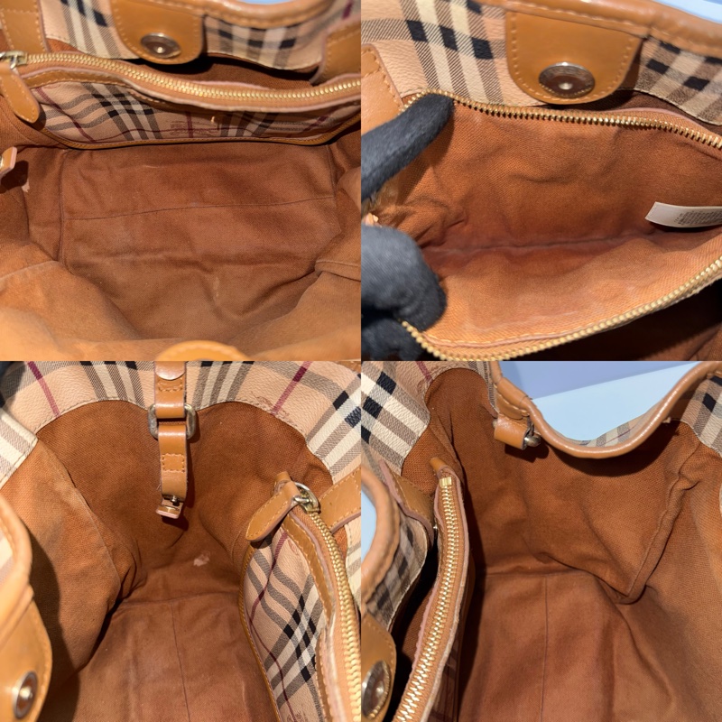 BURBERRY 巴寶莉 經典PVC格紋肩背包 LONDON PVC TOTE NOVA CHECK-5