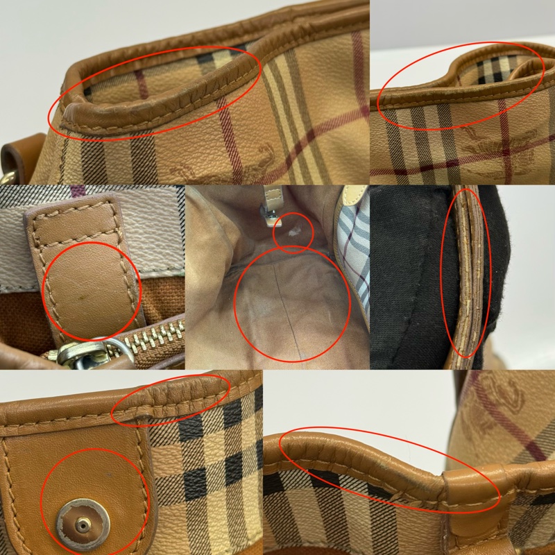 BURBERRY 巴寶莉 經典PVC格紋肩背包 LONDON PVC TOTE NOVA CHECK-7