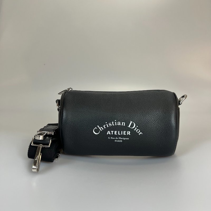 DIOR  黑圓筒包-0