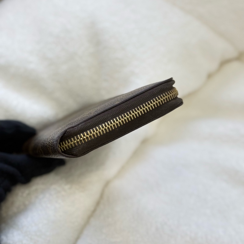 Lv經典老花拉鏈長夾-4