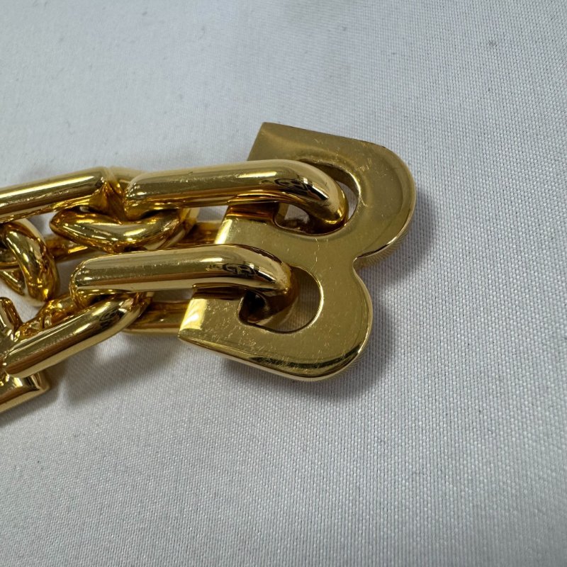 🎉盒、防塵套 穿搭必入 BALENCIAGA 金色字母手環-8