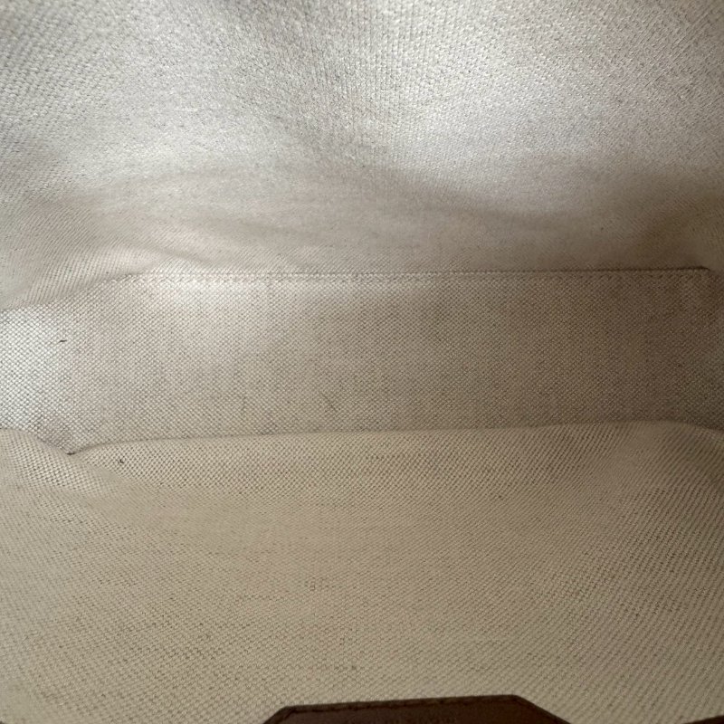 💖不買會後悔‼️超百搭 烏木色拼棕色經典花紋斜背包-19