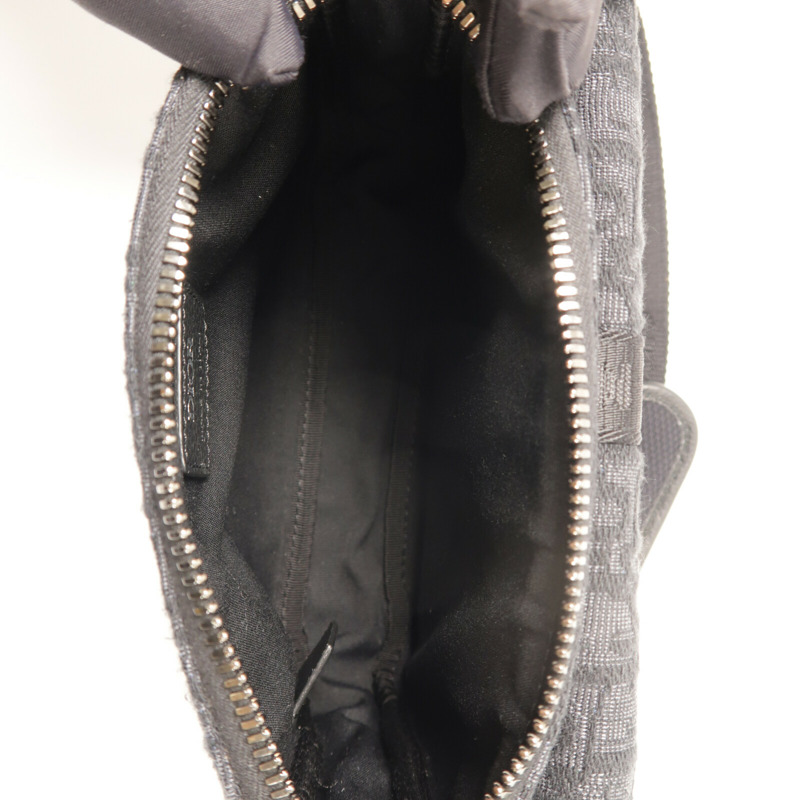 Dior 帆布Mini Dior 8銀扣肩背袋-4