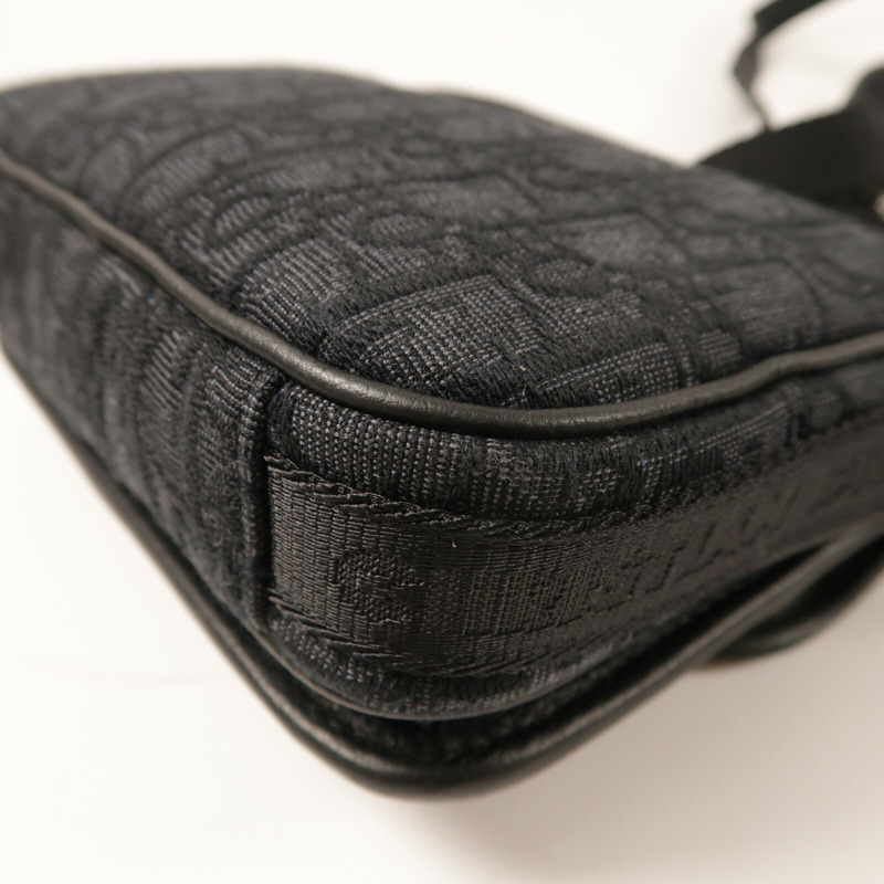 Dior 帆布Mini Dior 8銀扣肩背袋-12