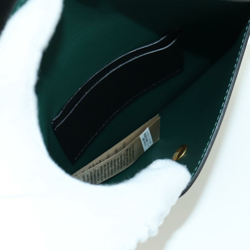 【日本直送】BURBERRY 水桶單肩包 皮革 黑色 金色 正品 am10807V-23