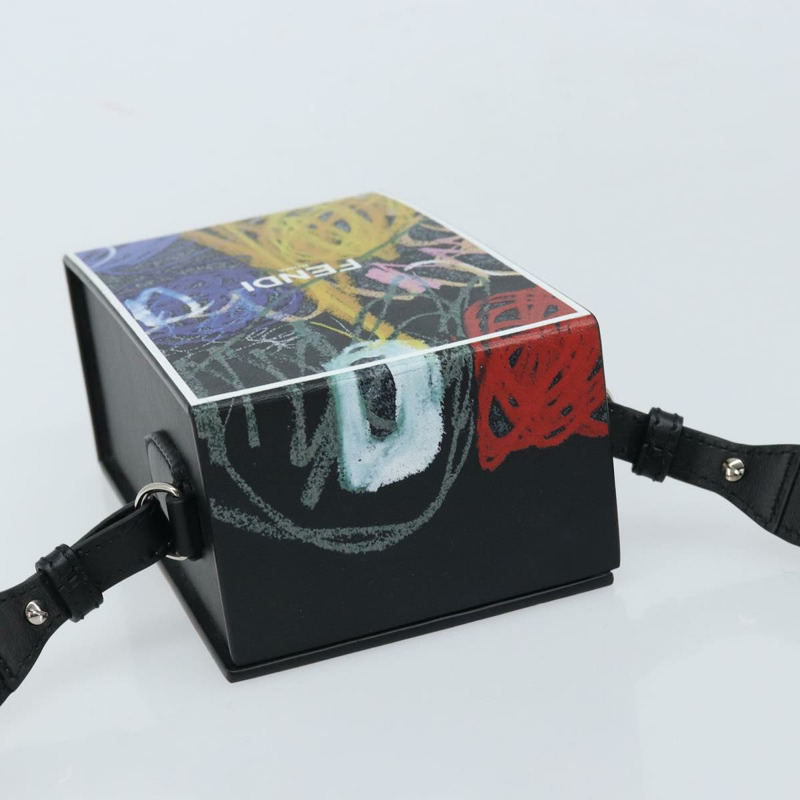 【日本直送】FENDI Box Bag 單肩帆布包 多色 銀色 正品 172355V-5