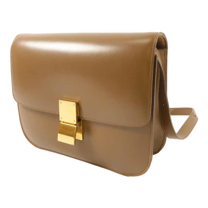 CELINE 牛皮皮革Classic Box金扣肩背袋-2