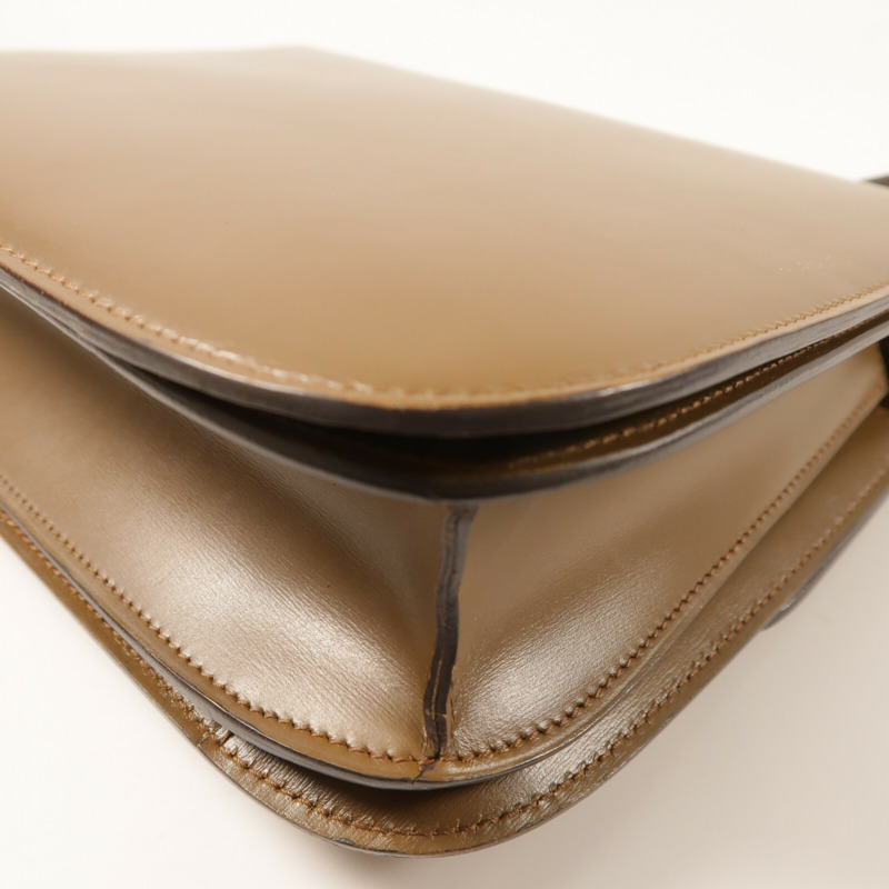 CELINE 牛皮皮革Classic Box金扣肩背袋-12