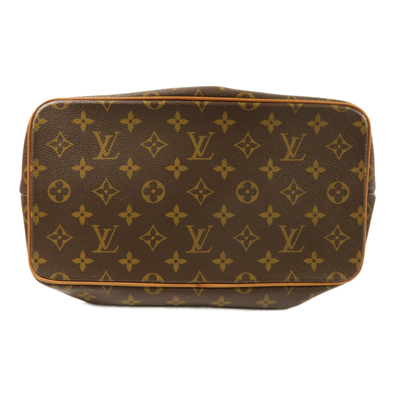 LOUIS VUITTON Monogram Palermo PM金扣手挽肩背兩用袋棕色-3