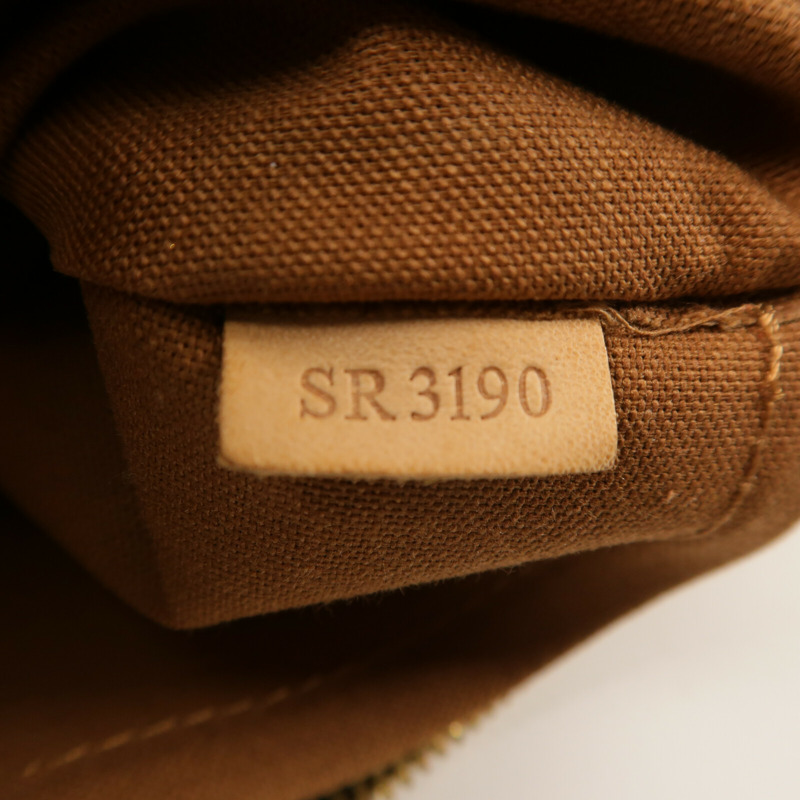 LOUIS VUITTON Monogram Palermo PM金扣手挽肩背兩用袋棕色-6