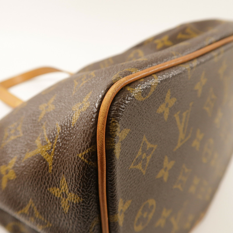 LOUIS VUITTON Monogram Palermo PM金扣手挽肩背兩用袋棕色-8