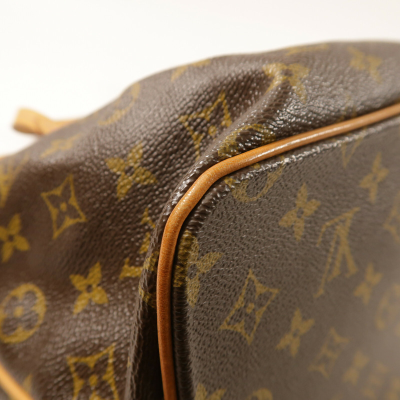 LOUIS VUITTON Monogram Palermo PM金扣手挽肩背兩用袋棕色-10
