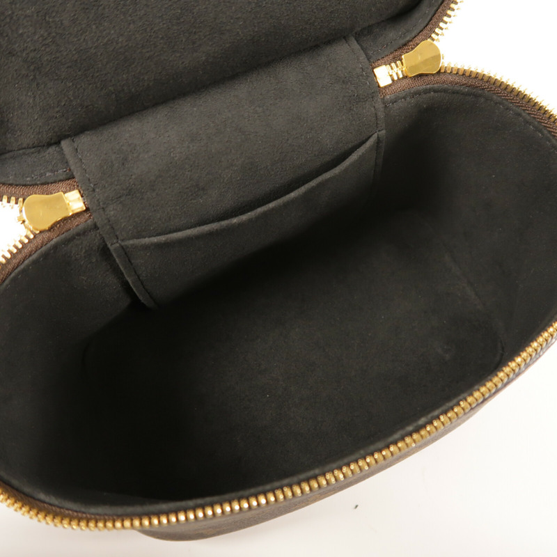 LOUIS VUITTON Monogram Reverse Vanity PM金扣鏈帶手挽肩背兩用袋-3