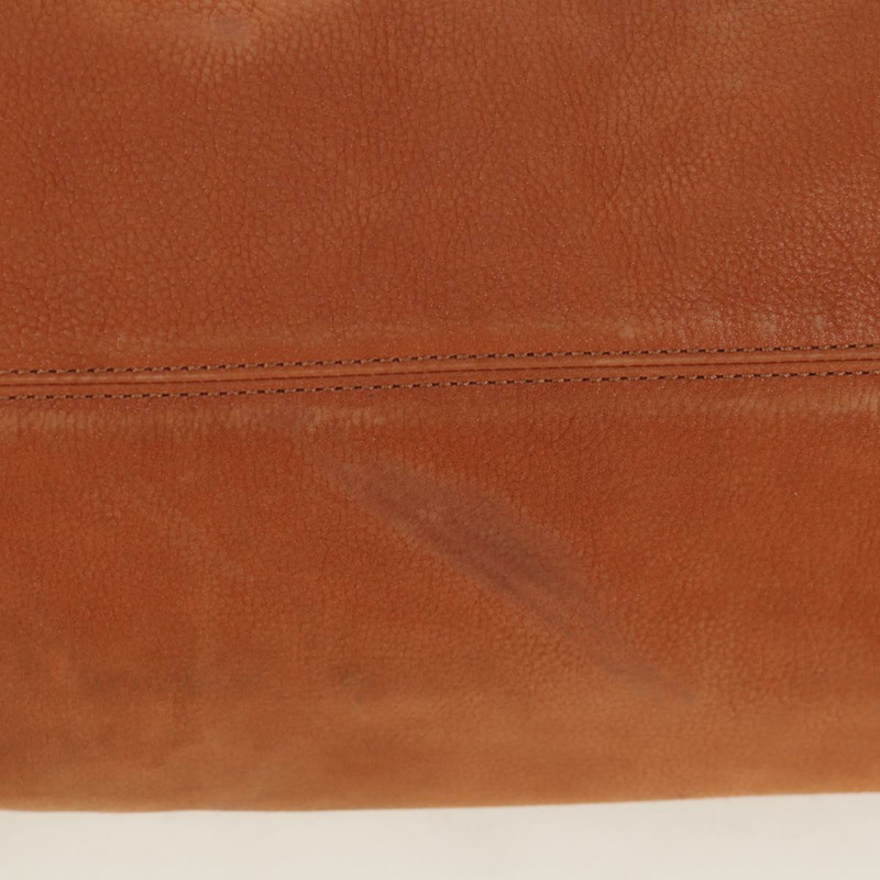 【日本直送】FENDI 棕色金色皮革手提包 正品 ARZ252V-5