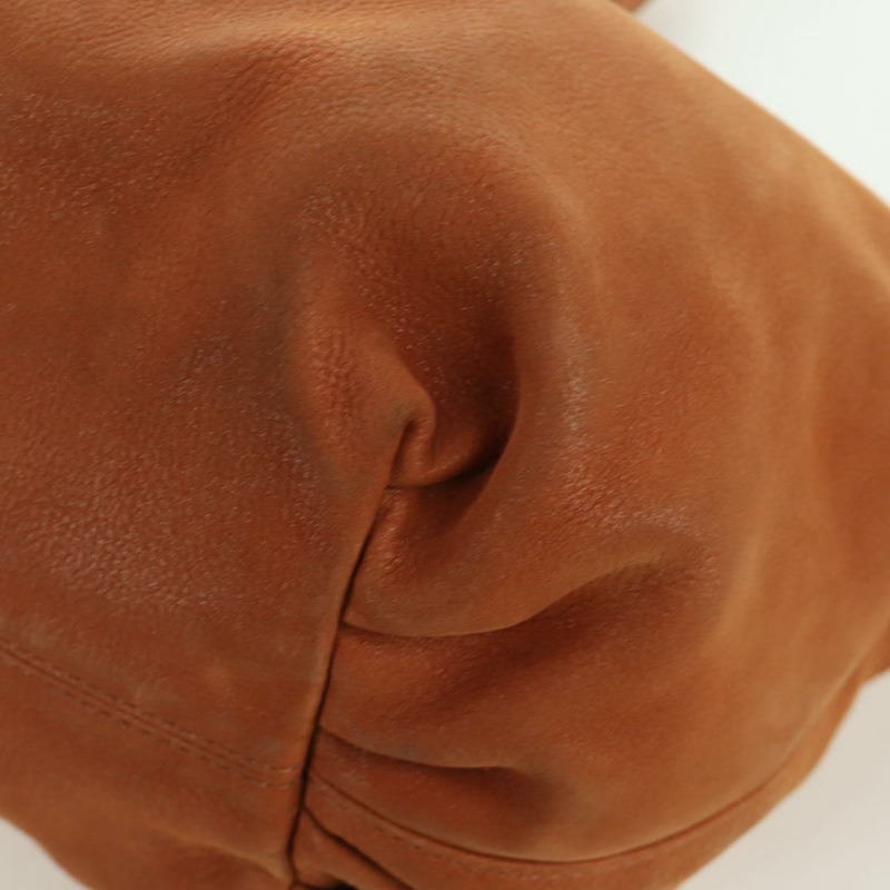 【日本直送】FENDI 棕色金色皮革手提包 正品 ARZ252V-15