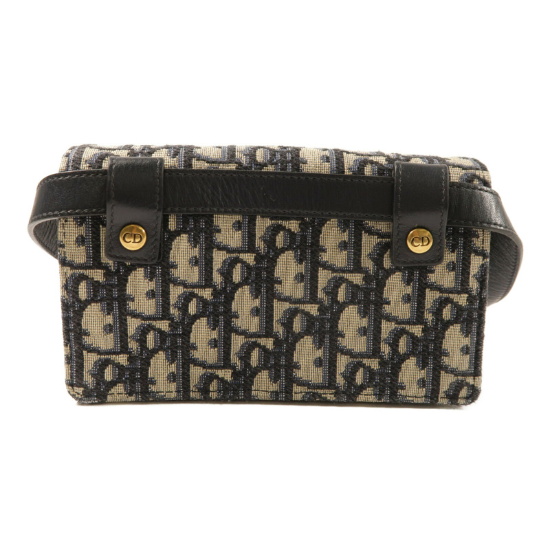 Dior 帆布Saddle Belt Bag金扣腰包-1