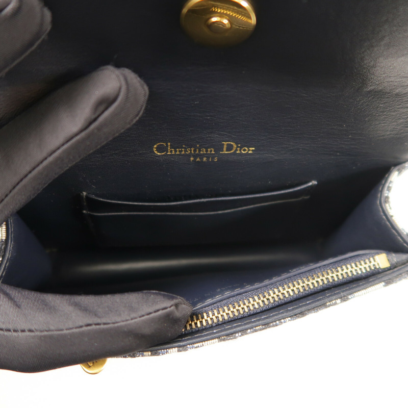 Dior 帆布Saddle Belt Bag金扣腰包-4