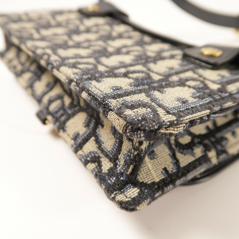 Dior 帆布Saddle Belt Bag金扣腰包-13