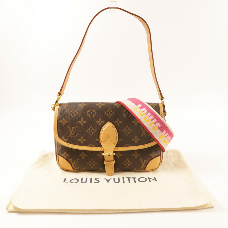 LOUIS VUITTON Monogram Diane金扣肩背袋-8