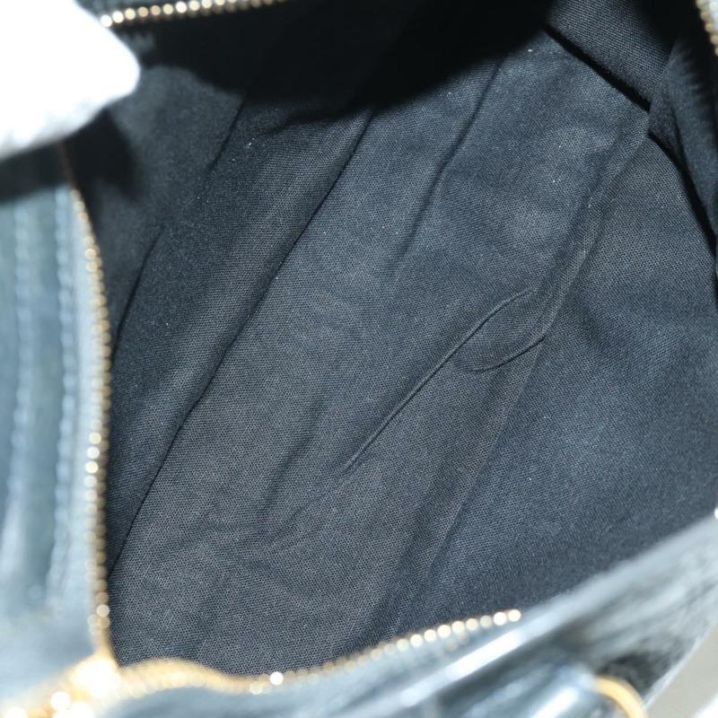 【日本直送】BALENCIAGA 經典迷你都會包 皮革 兩用 海軍藍/金色 309544 正品 168313SAV-10