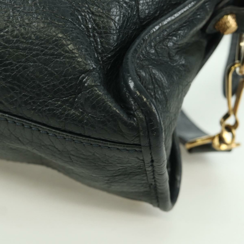 【日本直送】BALENCIAGA 經典迷你都會包 皮革 兩用 海軍藍/金色 309544 正品 168313SAV-17