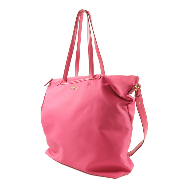 Salvatore Ferragamo 尼龍Salvatore Ferragamo Tote Bag金扣手挽肩背兩用袋-2