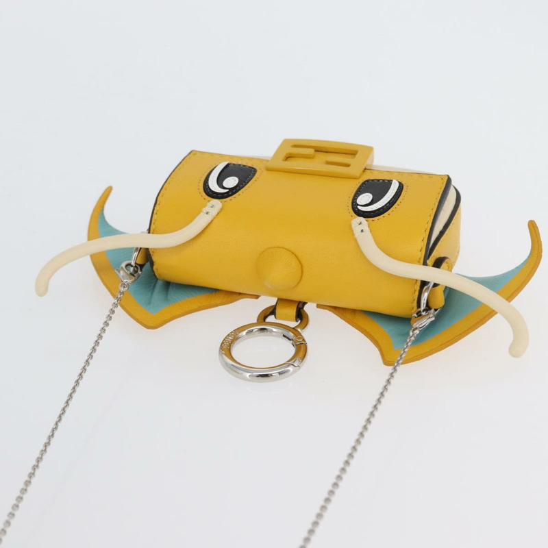 【日本直送】FENDI x FRGMT x POKMON 快龍迷你媽媽法國包 真皮 正品 167026SM-5