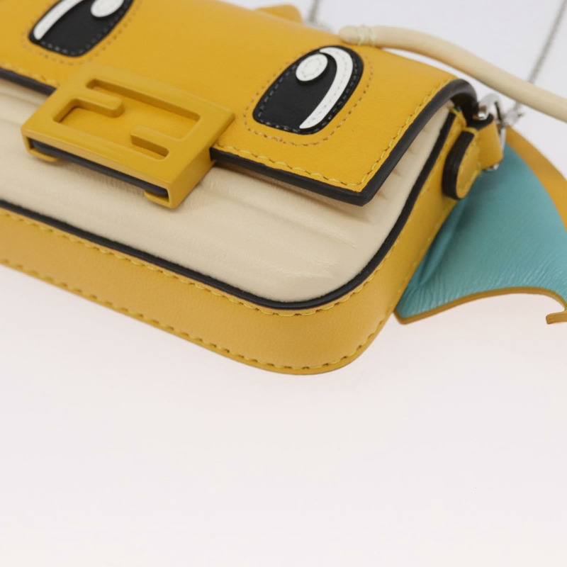 【日本直送】FENDI x FRGMT x POKMON 快龍迷你媽媽法國包 真皮 正品 167026SM-16