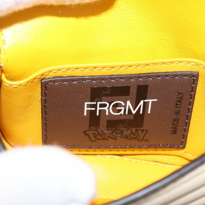 【日本直送】FENDI x FRGMT x POKMON 快龍迷你媽媽法國包 真皮 正品 167026SM-26
