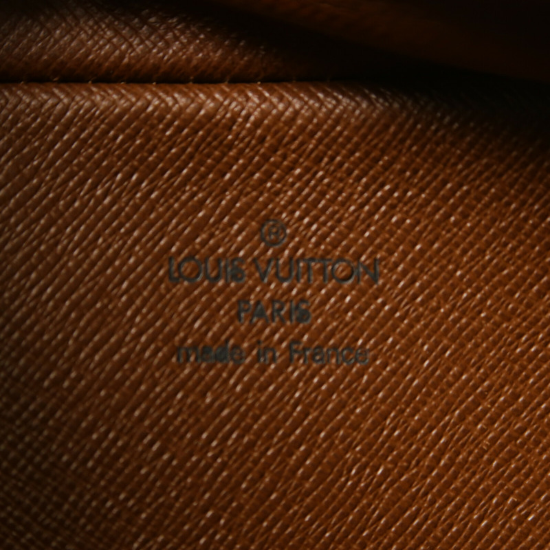 LOUIS VUITTON Monogram Cite GM金扣肩背袋棕色-5