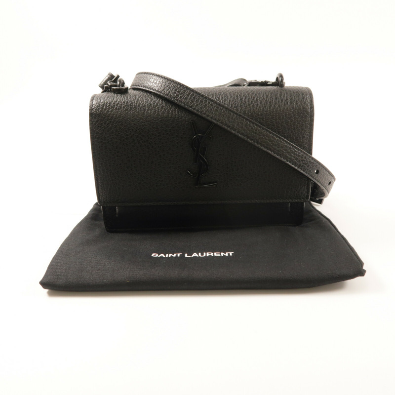 YVES SAINT LAURENT 牛皮皮革Wallet On Chain肩背袋-8