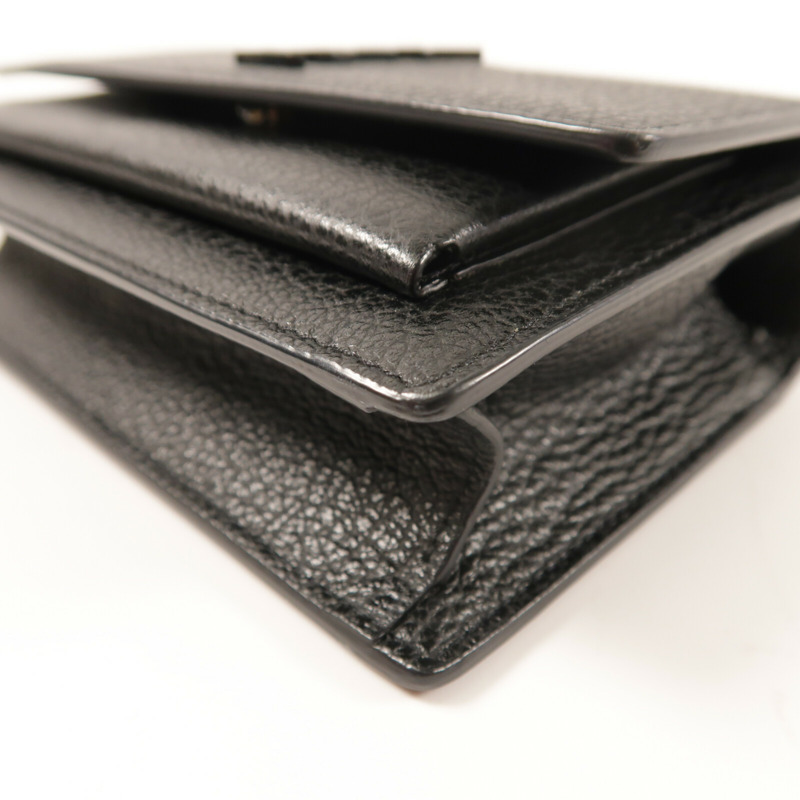 YVES SAINT LAURENT 牛皮皮革Wallet On Chain肩背袋-10