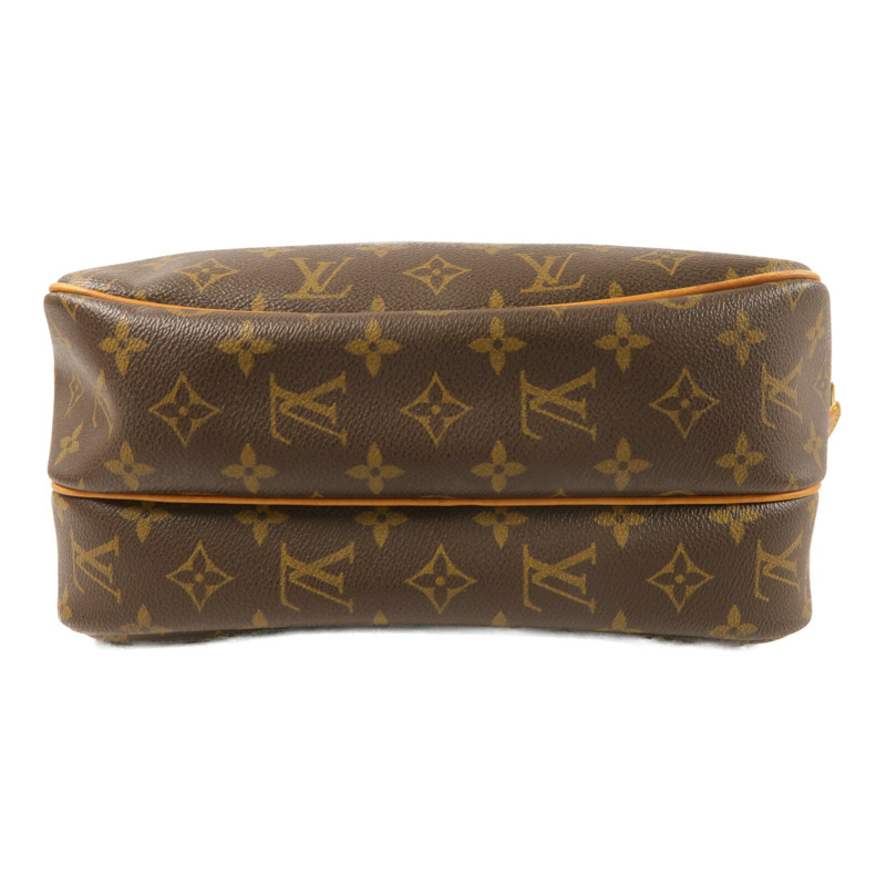 LOUIS VUITTON Monogram Reporter PM金扣肩背袋棕色-3