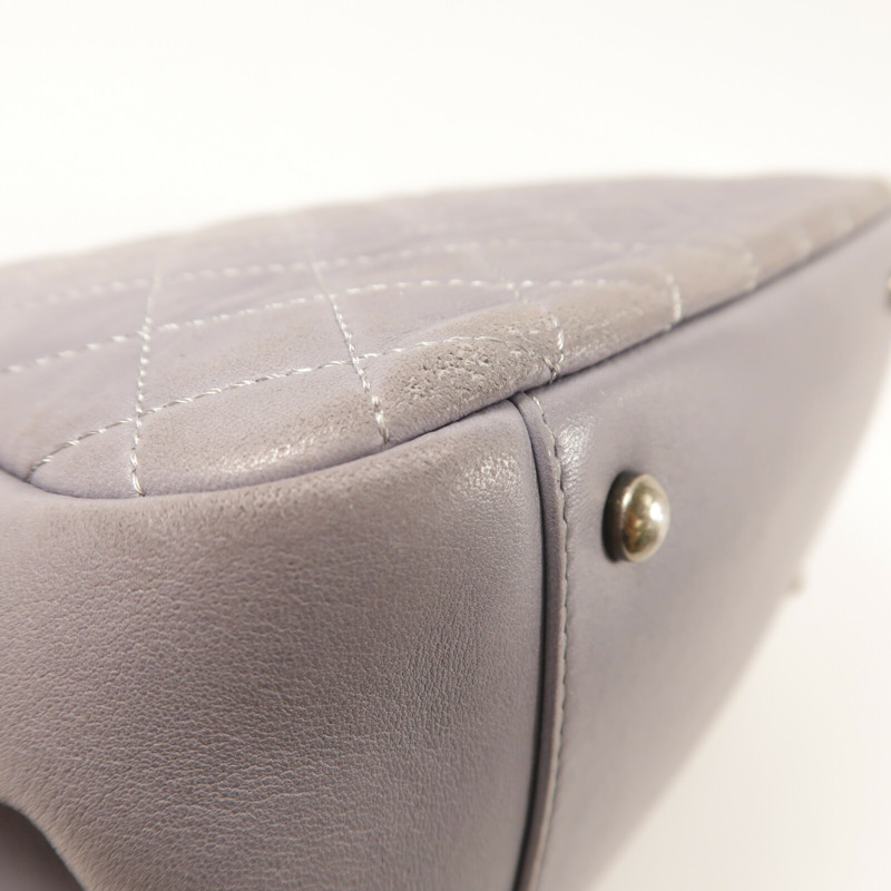 CHANEL 羊皮皮革Shoulder Bag銀扣鏈帶肩背袋-11