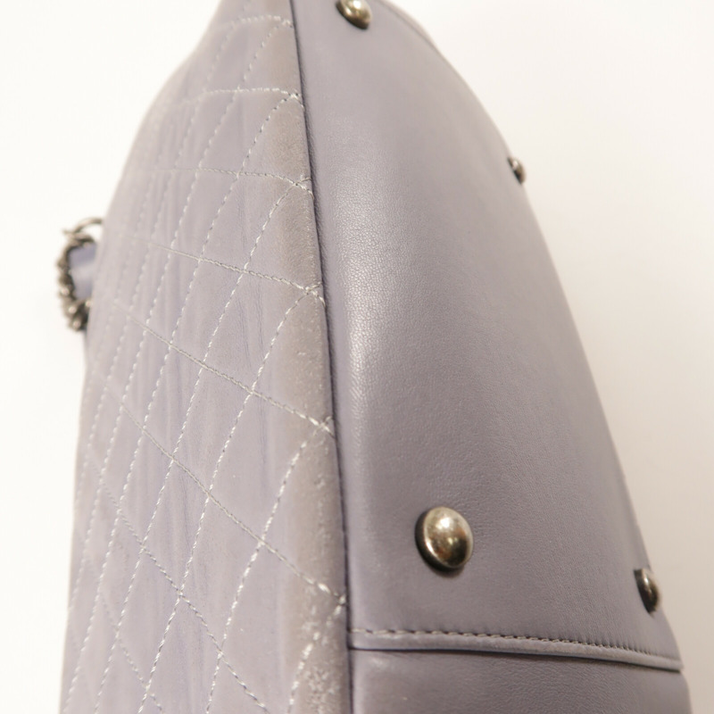 CHANEL 羊皮皮革Shoulder Bag銀扣鏈帶肩背袋-13