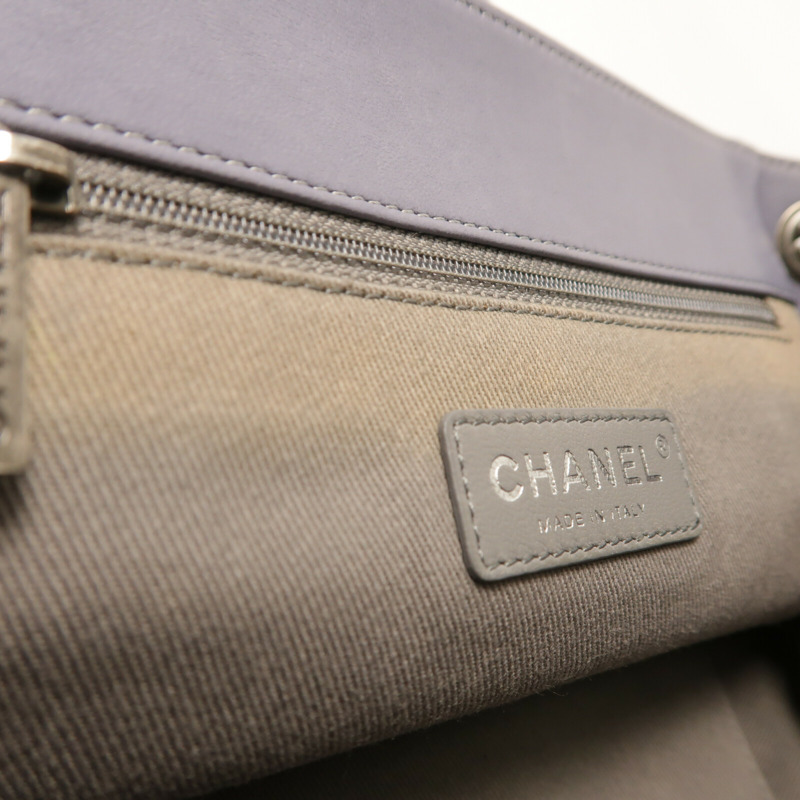 CHANEL 羊皮皮革Shoulder Bag銀扣鏈帶肩背袋-15