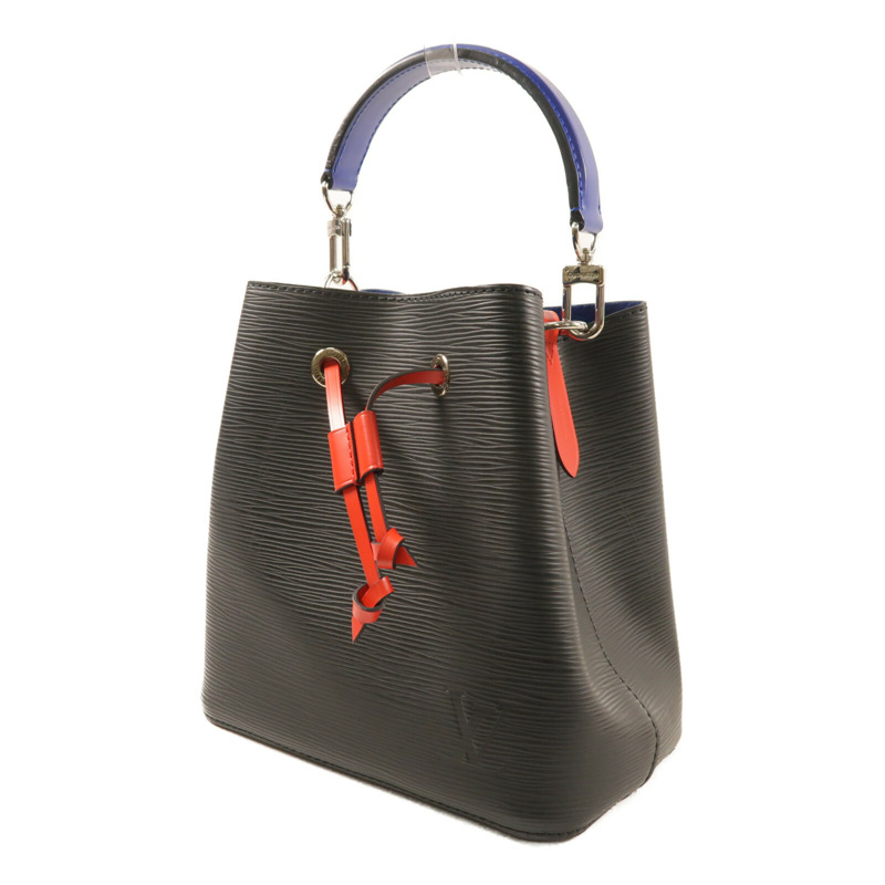 LOUIS VUITTON Epi Neo Noe BB銀扣手挽肩背兩用袋-2
