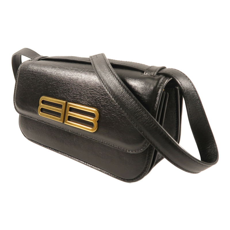 BALENCIAGA 牛皮皮革Gassip Bag金扣肩背袋-2