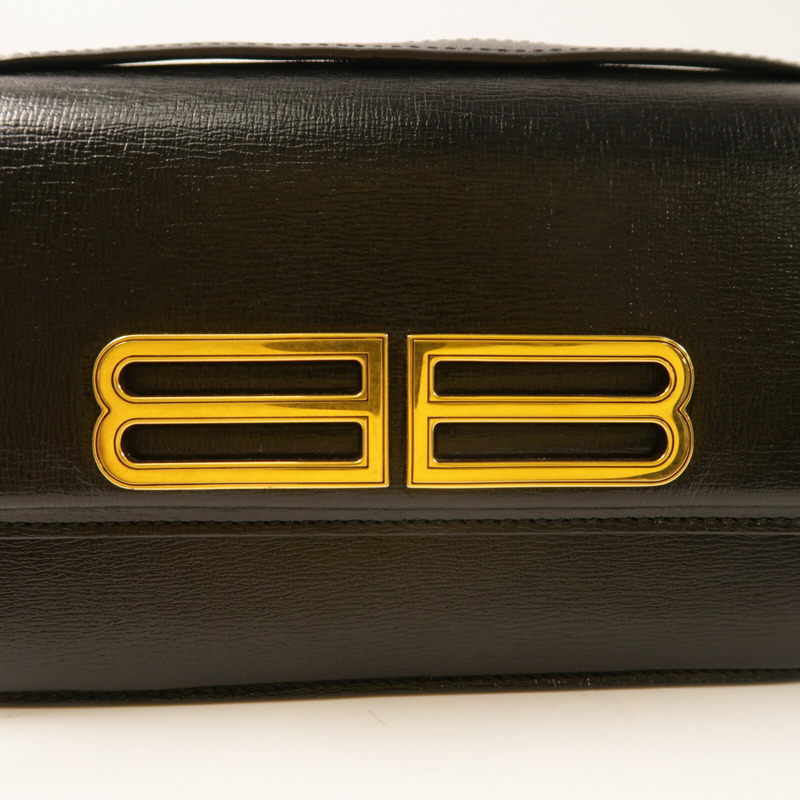 BALENCIAGA 牛皮皮革Gassip Bag金扣肩背袋-8