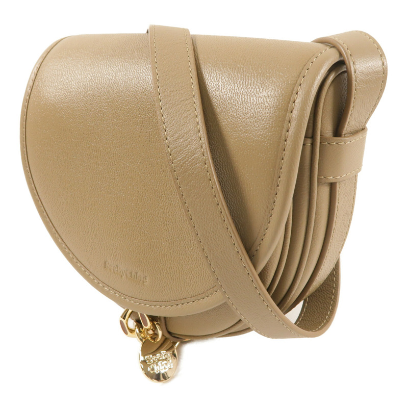 SEE BY CHLOE 牛皮皮革Small Mara金扣肩背袋-2