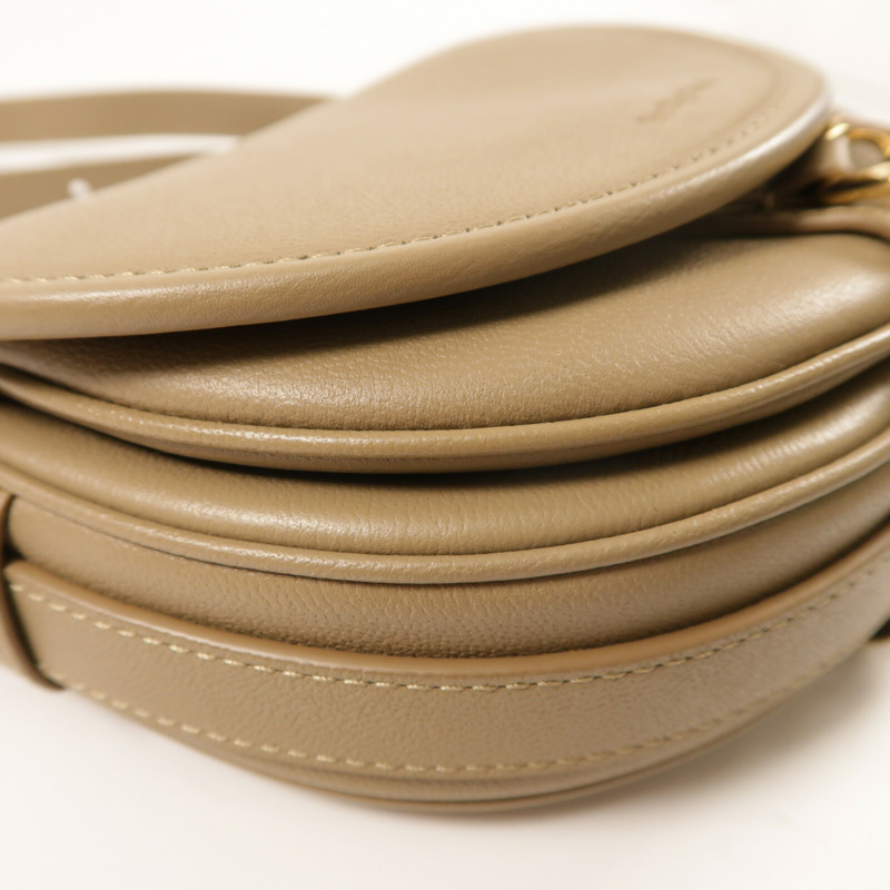 SEE BY CHLOE 牛皮皮革Small Mara金扣肩背袋-9