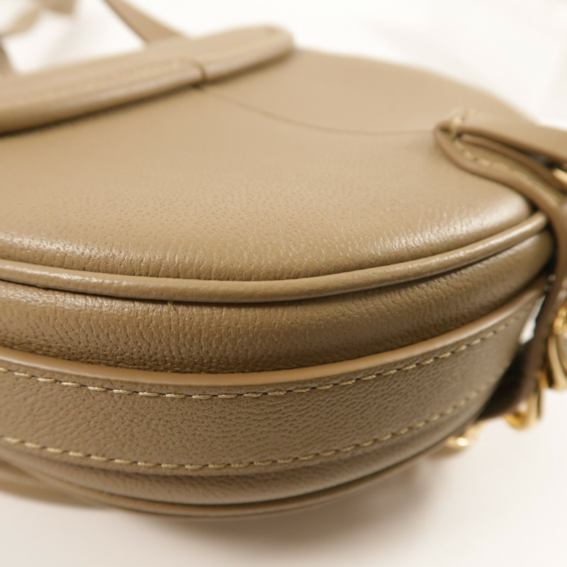 SEE BY CHLOE 牛皮皮革Small Mara金扣肩背袋-11