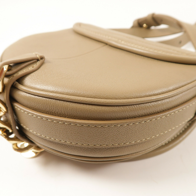 SEE BY CHLOE 牛皮皮革Small Mara金扣肩背袋-12