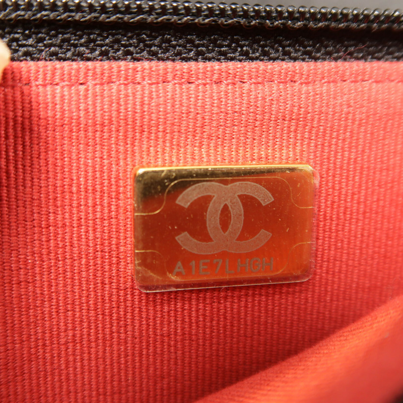 CHANEL 羊皮皮革Matelasse19 Wallet On Chain鏈帶手挽肩背兩用袋-6