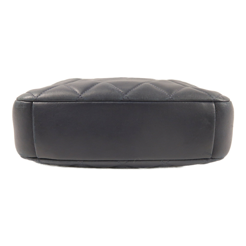 CHANEL 羊皮皮革Camera Bag金扣鏈帶肩背袋-3