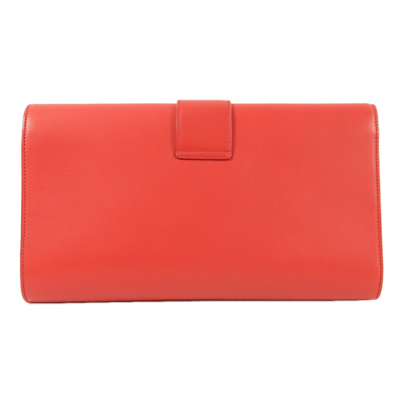 SAINT LAURENT 牛皮皮革Clutch金扣手拿包-1